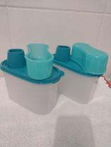 Kit modular com dosador para organizar produtos de limpeza Tupperware original Kit modular com dosador para organizar produtos de limpeza Tupperware original