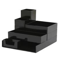 Kit Modular Piano Black com 08 Peças Maxcril