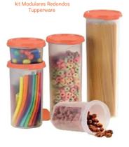 Kit Modulares Redondos 5 peças -Tupperware. Kit Modulares Redondos 5 peças -Tupperware.