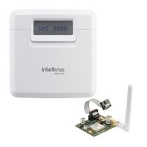 Kit Módulo GPRS XAG 8000 + Teclado Sem Fio XAT 8000 Intelbras Para Central AMT 8000
