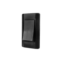 KIT - Módulo Interruptor Paralelo 10A 250V Preto Linha Slim - Ilumi