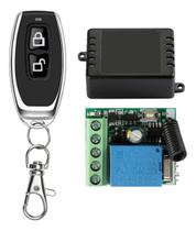 Kit Módulo Rele Controle Remoto Acionamento 1 Canal Sem Fio Rf 433mhz 12v