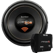 Kit Módulo Stetsom IR400.1 400W 1 Canal 2 Ohms + Subwoofer 12 Bomber Outdoor 300W Kit Módulo Stetsom IR400.1 400W 1 Canal 2 Ohms + Subwoofer 12 Bomber Outdoor 300W