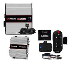 Kit Modulo Taramps Hd3000 4 Ohms + Ts 400 X4 400w + Tlc3000