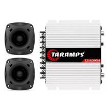 Kit Modulo Taramps Ts400x4 + 2 Jbl Super Tweeter St200 100w