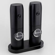 Kit Moedor Elétrico Para Grãos Pimenta Café E Sal Perfeito Para Cozinha Kit Moedor Elétrico Para Grãos Pimenta Café E Sal Perfeito Para Cozinha
