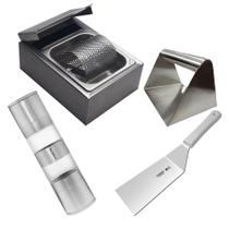 Kit Moedor Tramontina Manteigueira + Prensa Smash e Espátula Tramontina