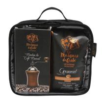Kit Moinho- Necessaire + 500gr de Café Gourmet Grãos + Moinho de Madeira Kit Moinho- Necessaire + 500gr de Café Gourmet Grãos + Moinho de Madeira