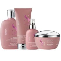Kit Moisture Completo Semi di Lino 4 itens Hidrata Nutre Suaviza Antifrizz Cabelos Secos Alfaparf Kit Moisture Completo Semi di Lino 4 itens Hidrata Nutre Suaviza Antifrizz Cabelos Secos Alfaparf
