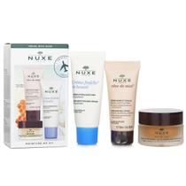 Kit Moisture Me Nuxe: 1 Creme Fraiche De Beaute 48 horas 30 mL + 1 protetor labial Reve De Miel Honey 15 g + 1 creme para mãos e unhas Reve De Miel 30