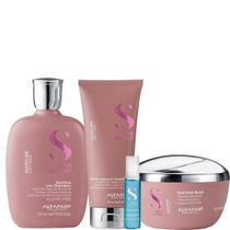 Kit Moisture Shampoo, Cond, Máscara e Ampola - Alfaparf