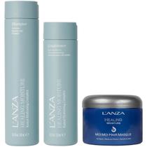 Kit Moisture Shampoo Tamanu e Condicionador Kukui e Masque Moi Moi Lanza 200ml