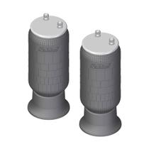 Kit Mola Pneumática Suspensão Eixo Facchini c Base - 2 Un Kit Mola Pneumática Suspensão Eixo Facchini c Base - 2 Un