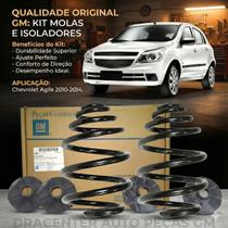 Kit Molas E Isolador Traseiro Agile 2010 A 2014 Original Gm Kit Molas E Isolador Traseiro Agile 2010 A 2014 Original Gm