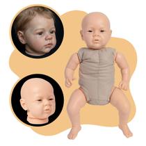 Kit Molde Bebê Reborn Maize Corpo Pano Pintura Realista