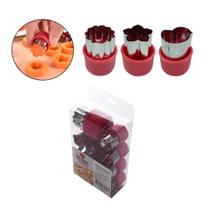 Kit Molde Biscoito Confeiteiro Doce Geométrico 12Pç Metálico Kit Molde Biscoito Confeiteiro Doce Geométrico 12Pç Metálico