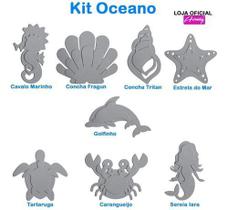 Kit Molde Mar Oceano Em Inox Maquina De Cortar Fita Kit Molde Mar Oceano Em Inox Maquina De Cortar Fita