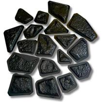 Kit moldes 18 pedras mineiras de gesso e cimento - formas plásticas
