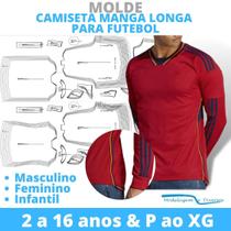Kit moldes camiseta futebol, modelagem&diversos, correios