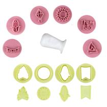 Kit moldes ejetor max + carimbos juninos p/ doces blue star Kit moldes ejetor max + carimbos juninos p/ doces blue star