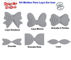 Kit Moldes Para Laços Gravata Sencacional - K4