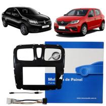 Kit Moldura 2 Din 7 Polegadas e Cabos Originais Expex EKTRN0024