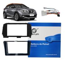 Kit Moldura 2 Din 9 Polegadas e Cabos Originais Expex EKT9NS001