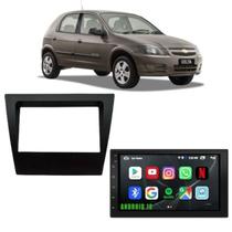 KIT MOLDURA 2 DIN FIAMON CELTA 2 GERAÇÃO 2006 à 2015 + CENTRAL MULTIMIDIA ANDROID
