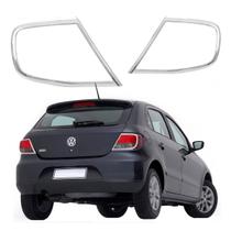Kit Moldura Aplique Lanterna Traseira Para Vw Gol G5 09 à 14 Kit Moldura Aplique Lanterna Traseira Para Vw Gol G5 09 à 14