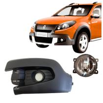 Kit Moldura E Farol Milha Sandero Stepway 2011 2012 2013 14 Kit Moldura E Farol Milha Sandero Stepway 2011 2012 2013 14
