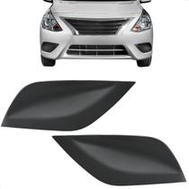 Kit Moldura Grade Milha Versa 2015 16 17 18 19 2020 2021 Sem Furo