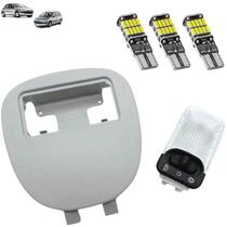 Kit Moldura Luz Cortesia Teto LED Interno Peugeot 206 1999