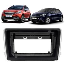 Kit Moldura Painel 10 e 9 Polegadas Peugeot 208 2008 13 14 18 19 20 para Central Multimídia