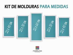 Kit Moldura Para Placas Decorativos Foco Lobo Flores C/petg