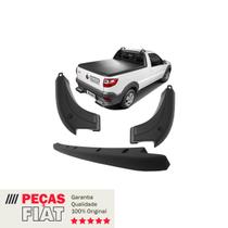 Kit Moldura Superior Caçamba Strada Cabine Simples 2014 2015 100213068 + 100213064 + 100208682