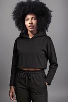 Kit Moletom Feminino velken blusa Cropped e calça jogger