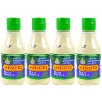 Kit Molho De Alho Mendez 215Ml 04 Cremoso Com Ervas