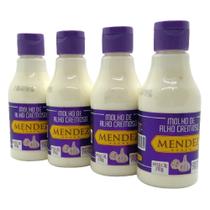 Kit Molho de Alho Mendez 215ml 04 Cremoso Tradicional Kit Molho de Alho Mendez 215ml 04 Cremoso Tradicional