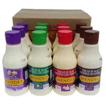 Kit Molho De Alho Mendez 215Ml 12 Frascos Cremoso Sabores