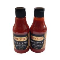 Kit Molho de Pimenta Mendez 215ml 02 Red Pepper Habanero