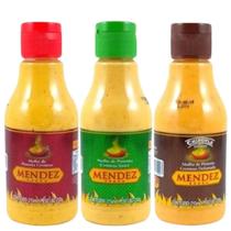 Kit Molho de Pimenta Mendez 215ml 03 Cremosa Sabores Kit Molho de Pimenta Mendez 215ml 03 Cremosa Sabores