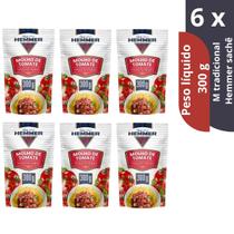 kit Molho De Tomate Tradicional Sachê 300g Hemmer 6unid