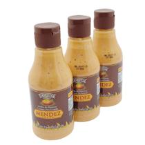 Kit Molho Pimenta Mendez 215ml 03 Cremosa Defumada Chipotle