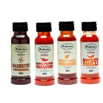 Kit Molhos 4 Sabores Poletto Porções Churrasco
