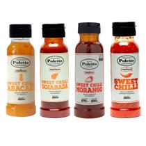 Kit Molhos Sweet Chilli Original Abacaxi Goiaba E Morango