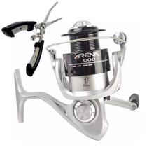 Kit Molinete Arena 4000 Marine Ideal para Pesqueiros Rios e Praias + Alicate multifuncional