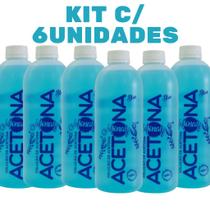 Kit Monaly com 6 unid Removedor de Esmalte 500ml Kit Monaly com 6 unid Removedor de Esmalte 500ml