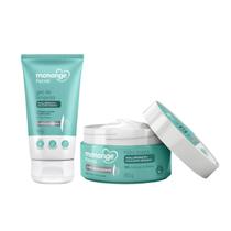 kit Monange Gel de Limpeza Anti-Oleosi 120g+Gel Creme Anti-Oleosi 80g