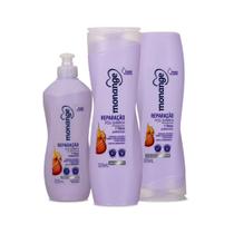Kit Monange Reparação Pós Química - 3 Un Kit Monange Reparação Pós Química - 3 Un