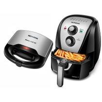 Kit Mondial Fritadeira Air Fryer AFN-40-BI e Sanduicheira S-20 127V